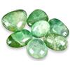 TENET - 3 PEZZI pietra naturale burattata levigata per cristalloterapia, reiki e meditazione - 18-25 mm (FLUORITE VERDE)