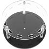 BIUDECO Supporto Porta Pinzette per Extension Ciglia Rotante 12 Fori Rimovibile in Nero Scaffale Organizer Stabile per Strumenti Trucco Professionale Espositore Igienico per Tecnici e