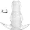 ErKal Design Cavo, Dimensioni Multiple, alla Moda e Minimalista, Bianco Trasparente (Size : S)