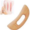 QEEROYO Strumento per Massaggi, Gua Sha Strumenti, Massaggiatore Strumento Di Legno Gua Sha, Utensili per Il Massaggio, Massaggiatore Linfatico Drenante, per Collo, Corpo