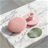 Generic Spazzola per la pulizia del viso in silicone, scrubber manuale per il viso con ventosa per la pulizia profonda dei pori, rosa