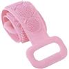 Jahuanoo Scrubber In Silicone Da Bagno Fascia Morbida Massaggiante A Due Lati 70 cm | Cintura Scrub Corpo In Silicone per aromaterapia vasca doccia post-workout pre-shave viaggio