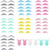 Makoto Nobu 76 Pezzi Set comprendere 70 Bigodini ciglio e 6 Spazzole ciglio, Cuscinetti in Silicone per Laminazione, Perm Pad per Styling Professionale