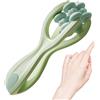 Generico Strumento di massaggio a rullo di - Massager a doppio rullo per alleviare il dolore | Massager di ergonomico per mani, palmo e polso, rilassante massaggiatore rotolante per casa, ufficio o v