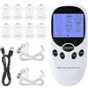 Wxeadu Elettrostimolatore Muscolare, TENS Elettrostimolatore Dolore, Simulatore del Ciclo Mestruale con 9 Modalità e10 Cerotti per Sviluppo Muscolare, Sollievo dal Dolore, 2 Channels (B)