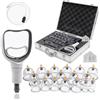 Helining Coppettazione Massaggio Set Professionale 18 Pezzi Con Pompa a Vuoto E Istruzioni, Cupping Therapy Kit, Coppettazione Su Tutto Il Corpo, Massaggiatore Anticellulite Set