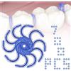 EDWERD 700 pezzi ortodontici braces separatore elastico legatura cravatte, dentali O anello nastri in gomma per i denti, forniture ortodontiche in lattice libero