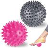 Waymaytecy 2 Pezzi Palline Massaggio, 7 CM Riccio, Massaggi dei Punti Trigger, Palla Massaggiante gli Sport per Alleviare lo Stress, per Schiena, Piedi, Recupero Muscolare, Mani, Gambe