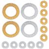 PanBeiQiWEU 14 Pezzi Anelli e Bracciali Massaggianti per Dita e Articolazione Della Mano (10 Anelli, 4 Bracciali), Anello per Agopuntur, per Adolescenti Trattamento Benessere e Gestione Dello Stress