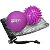 ResultSport Massaggio Ball, Recupero Fascite Plantare, Massaggio Punto di Trigger, Sollievo miofasico del tessuto profondo (Riccio & Lacrosse - Violette, Riccio/Lacrosse - 2 Palline)