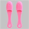 Generic Spazzola per la pulizia del naso in silicone, per rimuovere punti neri, viso, pori, esfoliante, cura della pelle, massaggi, 2 pezzi, rosa
