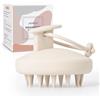 AIMIKE Massaggiatore Cuoio Capelluto-Bagnati e Asciutti,Silicone Scalp Massager per Shampoo e Massaggiatore Testa,Pulizia profonda e Esfoliazione Delicata,Stimola la Crescita Capell,Colore Dell'avenai