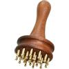 Generico Wooden Brass Meridian Brush, Gua Sha Massage Brush Long-Handled, Portable Deep Tissue Massage Brûsh With Copper Head, Essential Oil Břush For Beauty Salons Home Spa,