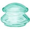 Generic Ventose sottovuoto in silicone, unisex, in silicone, per massaggi del corpo, per viso e collo, coppette sottovuoto (S-verde)