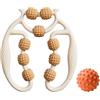 XFSRG 9 Rulli Massaggiatore Anticellulite a Pinza per Gambe Rullo Manuale per Massaggio Anticellulite Massaggiatore Cellulite Rullo Massaggio Cellulite con Palla (arancione)