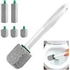 CPENG Pietra pomice detergente per WC, 10 pezzi bimsstein WC con 1 manico, pietra pomice per WC, bagno, cucina, piscine, per rimuovere le macchie ostinate (5)