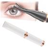 KeyoGoS Nuvaia, piegaciglia Nuvaia, piegaciglia professionale + mascara magico, ricaricabile e riscaldato, strumento per il trucco ricaricabile (bianco)