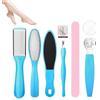Generic Set per pedicure 8 in 1, kit professionale per la cura dei piedi, scrubber, raspa e strumenti per la rimozione della pelle morta per uso domestico
