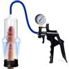 Generico Pompa Pene Manuale Sex Toy for Uomo con Manometro Aumento della potenza del pene allungamento dell'erezione aiuto impotenza allargamento del pene pompa a vuoto for uomini