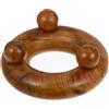 HOLIDYOYO Massaggiatore Legno per Gua Sha in Sandalo Marrone, Strumento per Massaggi Corpo e Collo, Facile da Trasportare, per Viaggi