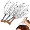 DingLong Home Massaggio Testa 12 Rami in Alluminio e Inox per Brividi e Benessere per Massaggio Testa e Dita