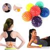 Tcare 1Pcs Yoga Massage Ball - Spiky per massaggio della schiena con tessuto profondo, massaggiatore plantare, fascite plantare e tutto il corpo Terapia muscolare dei tessuti profondi (Verde)
