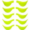 Fc'Noqgn Arricciatore per ciglia in silicone 10 pezzi, Arricciatore permanente per ciglia in silicone, Arricciatore per ciglia, Bacchetta per sollevamento ciglia, verde