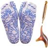 Esshogo 1 Paio Calzini Per Massaggio ai Piedi, Calzini Per Riflessologia, Calzini Per Massaggio ai Piedi, Calzini Massaggianti, Acupressure Reflexology Foot Massage Socks with Massage Tools
