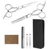 Generic Kit professionale per tagliare i capelli, 7 pezzi, per parrucchieri e uso domestico, forbici affilate in acciaio inox + forbici per sfoltire + pettine per tagli di capelli lisci e facili