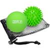 ResultSport Lacrosse & Spike Massaggio Ball Set, Recupero Fascite Plantare, Massaggio Punto di Trigger, Sollievo miofasico del tessuto profondo (Lime)