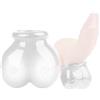 OnundOn Cockringe Extreme Silicone Supporto per testicoli, giocattolo sessuale, anello per testicoli, anello per testicoli, doppia prigione del pene, testicolo, scrotum Pouch (bianco)