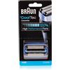 Braun 40B Testina di Ricambio per Rasoio Elettrico Uomo, Compatibile con i Rasoi CoolTec per un Rasoio Ottimale Ogni Giorno, Blu