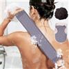 Generic Set da bagno esfoliante, scrubber per la schiena della doccia, scrubber per il corpo, spugna da bagno, guanto da doccia, accessori essenziali per la doccia in casa, spa e viaggi