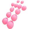 perfk 12x coppette sottovuoto in silicone accessori per estrattori di lattine in silicone dispositivo di coppettazione elastico flessibile ad aspirazione, ROSA