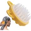Wezalget Massaggiatore per cuoio capelluto, massaggiatore portatile in silicone, spazzola per shampoo e doccia, per la crescita dei capelli e il massaggio della testa
