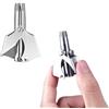 Generic Rasoio manuale per naso da uomo, tagliacapelli manuale per naso e orecchie, in acciaio inox, strumento manuale con spazzola di precisione per la pulizia e la pulizia (unità singola)