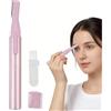 Generic Rasoio portatile per sopracciglia, da donna, indolore, di precisione, per viso, gambe, labbra, ascelle, mani