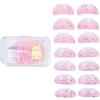 Libeauty 7 Paia Bigodini Laminazione Ciglia, Cuscinetti per Sollevamento Ciglia, Cuscinetti in Silicone per Laminazione Ciglia, Forma Carina, Super Appiccicoso, 7 Misure per uso Domestico e in Salone