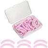 BUTBU Cuscinetti di Ricarica per Piegaciglia, 50(Rosa) | Gommini di Ricambio Cuscinetti in Silicone, per il piegaciglia Classic, Delle Riutilizzabile