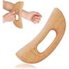 BOGCLEE Massaggiatore per Drenaggio Linfatico, Strumento per Massaggi, Massaggiatore in Legno, Strumento Gua Sha in Legno per Il Corpo