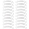 PLABBDPL 20pcs Bianco Silicone Bigodino Del Ciglio Ricariche Pads di Ricambio Piegaciglia Cuscini Ciglia Gomma Ricariche Pastiglie per Le Signore Delle Donne Delle Ragazze, per il piegaciglia Classic