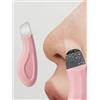 Generic Strumento per la rimozione dei punti neri, raschietto per il viso per una pulizia profonda, spatola per la cura della pelle, per uomini e donne, detergente delicato per tutti i tipi di pelle (rosa)