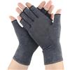 INF Guanti compressivi contro l'artrite, guanti per l'artrosi, benda per le mani per tendiniti e artrite (taglia S) grigio