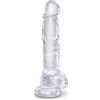 Pipedream King Cock Consolador Realista Con Bolas - Claro 8-390 Gr