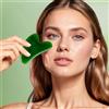 Generic Strumento di massaggio Gua Sha in resina naturale per la cura della pelle del viso, terapia del collo e del corpo, rilassamento muscolare e sollievo dalla tensione nei trattamenti per tutto il corpo