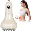 Zinueen Massaggiatore elettrico per drenaggio linfatico a 9 marce, senza fili e portatile per anticellulite, modellazione del corpo e rilassamento della fascia, ideale per pancia, braccia, gambe