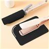 Generic Tappetino in silicone resistente al calore per arricciacapelli, piastre e piastre liscianti e altri strumenti per lo styling dei capelli, copertura portatile per strumenti caldi per viaggi e saloni di
