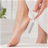 Generic Lima per piedi in acciaio inox, per rimuovere calli e calli, raspa e scrubber a doppia faccia, strumenti professionali per pedicure per talloni screpolati e cura della pelle morta