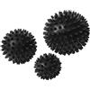 Generico Set 3 Palline da Massaggio Appuntite- 7/7.5/9 cm. Trigger Point, Fisioterapia, Yoga, Recupero Muscolare.