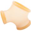 TOYLIE guaina per il pene GIL in lattice Semitrasparente - Penis Sleeve con anello del cazzo da 2,8 cm e anello per testicoli da 3,5 cm, Ballstretcher